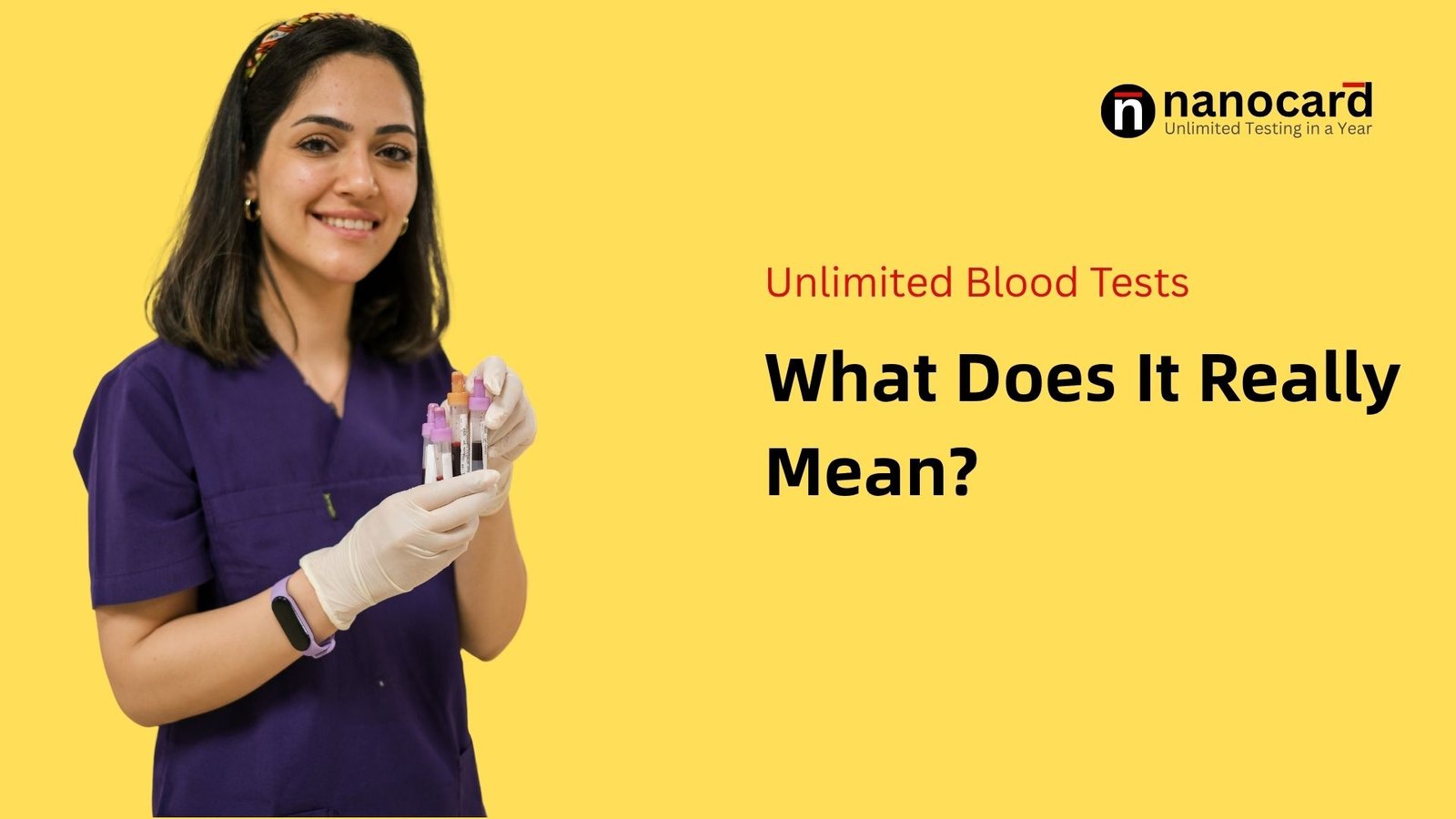 Unlimited blood tests