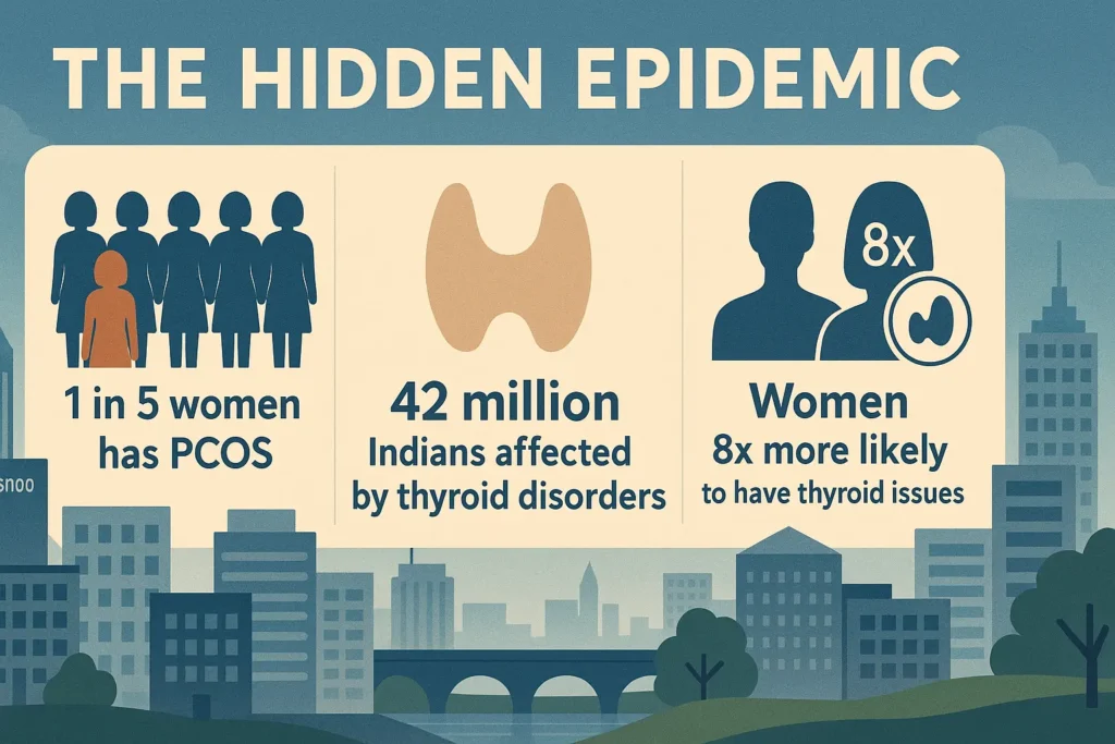 Pcos and thyroid disorder statistics for women in bangalore india